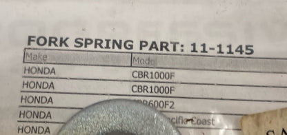 NEW GENUINE PROGRESSIVE SUSPENSION 11-1145 FORK SPRINGS