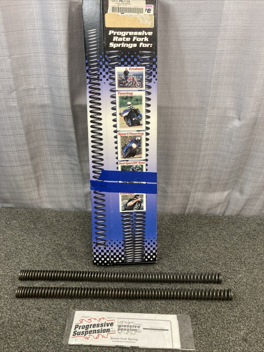 NEW GENUINE PROGRESSIVE SUSPENSION 11-1119 FRONT FORK SPRINGS