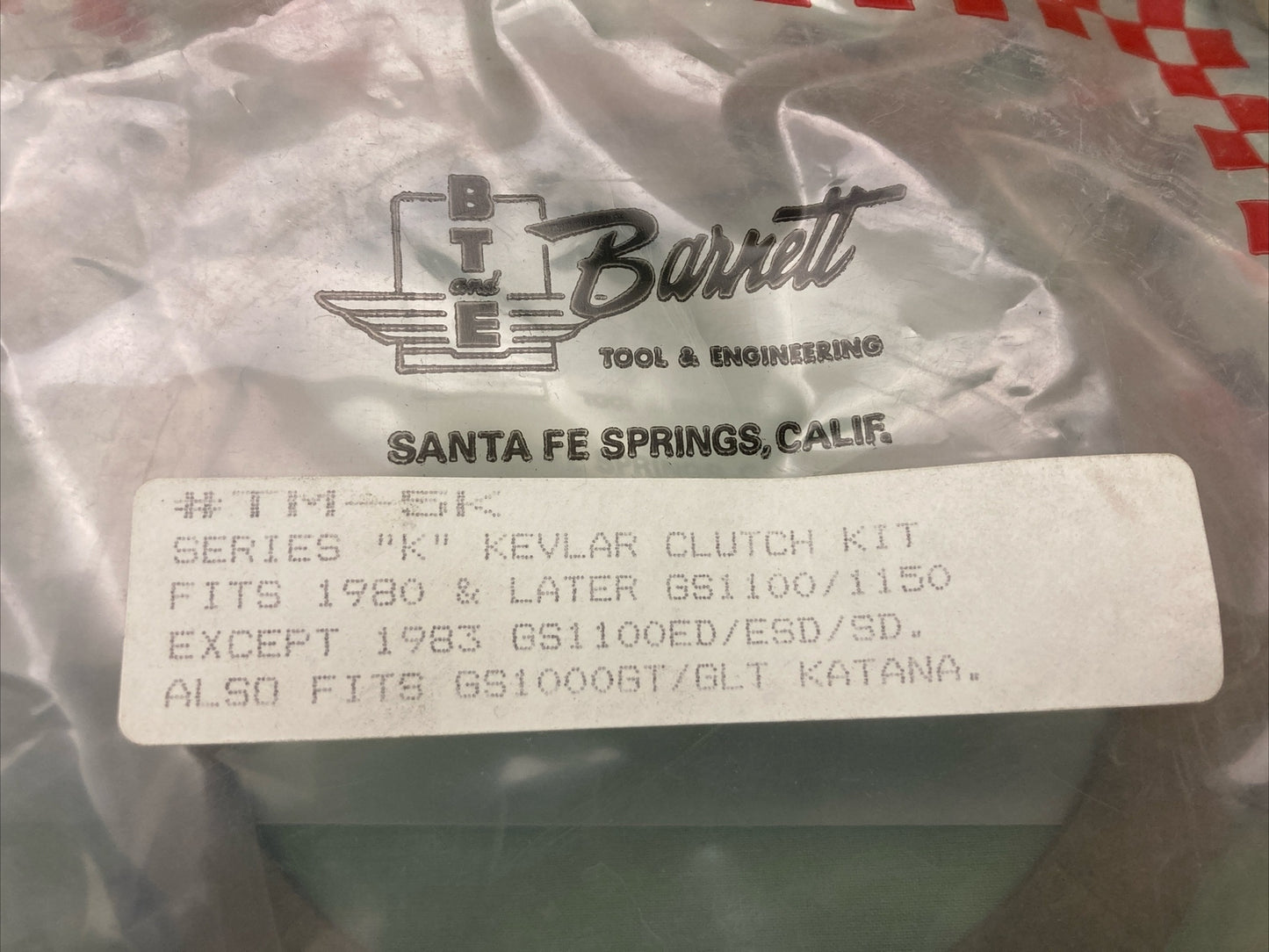 NEW GENUINE BARNETT 302-70-10005 TM-5K CLUTCH KIT FOR SUZUKI MADE WITH KEVLAR