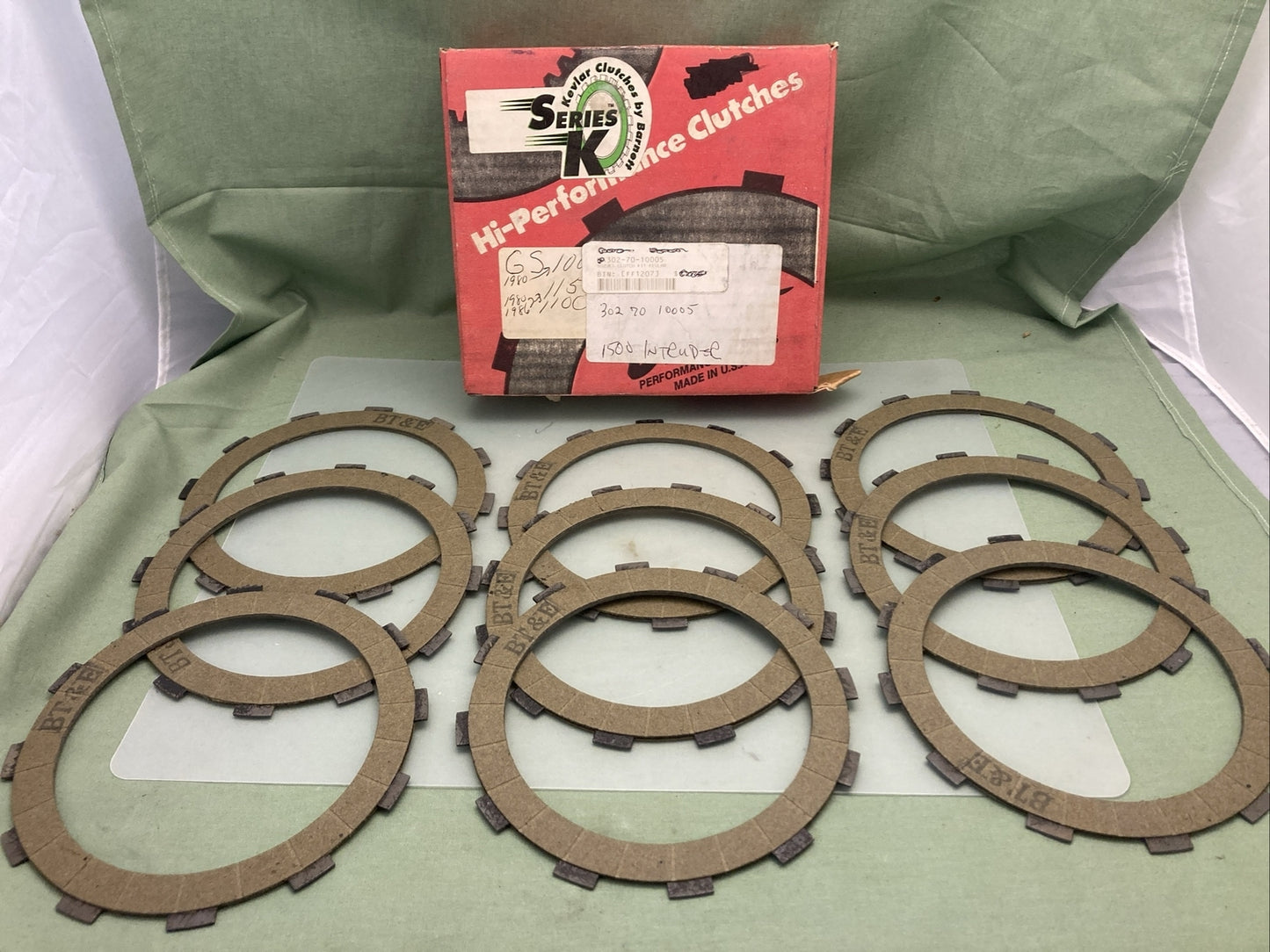 NEW GENUINE BARNETT 302-70-10005 TM-5K CLUTCH KIT FOR SUZUKI MADE WITH KEVLAR
