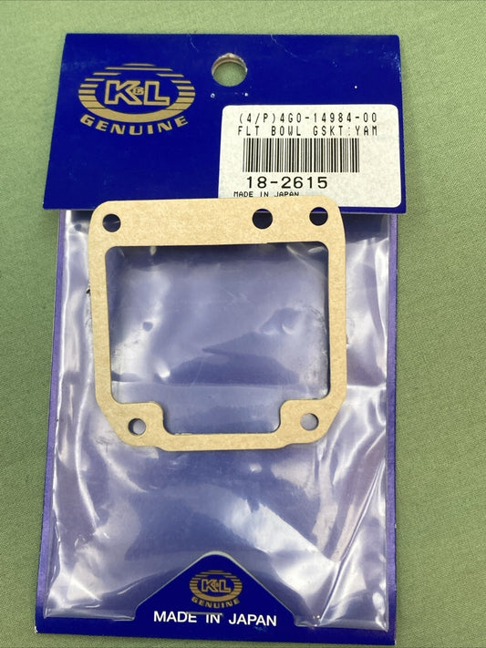 NEW GENUINE K&L 18-2615 FLOAT BOWL GASKET YAMAHA