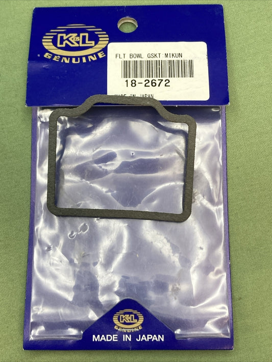 NEW GENUINE K&L 18-2672 FLOAT BOWL GASKET