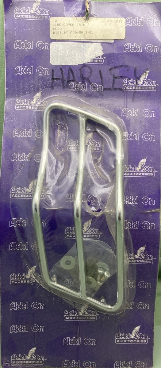 NEW ADD ON 29-1219 SIDE COVER TRIM FOR HARLEY DAVIDSON MODELS