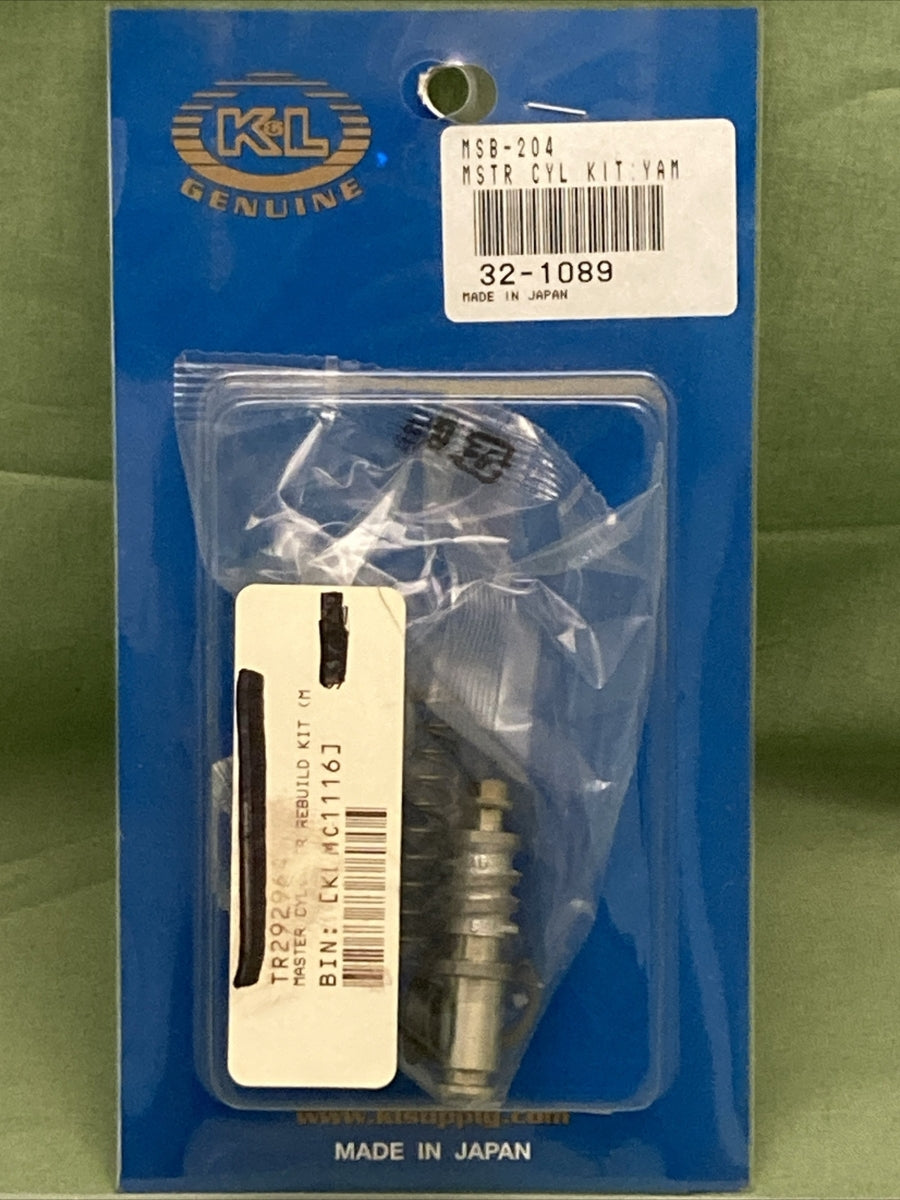 NEW GENUINE K&L 32-1089 MASTER CYLINDER REPAIR KIT FOR YAMAHA MSB-204