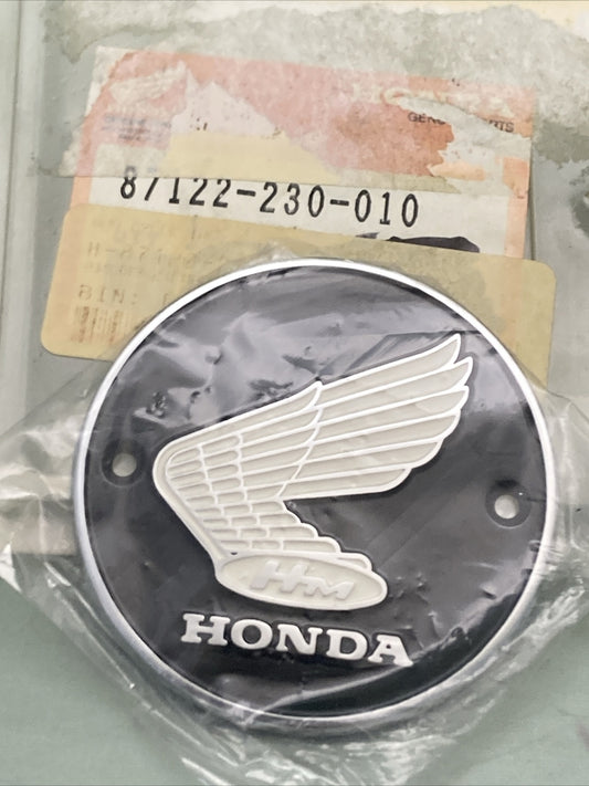 NEW GENUINE HONDA 87122-230-010 FUEL TANK EMBLEM