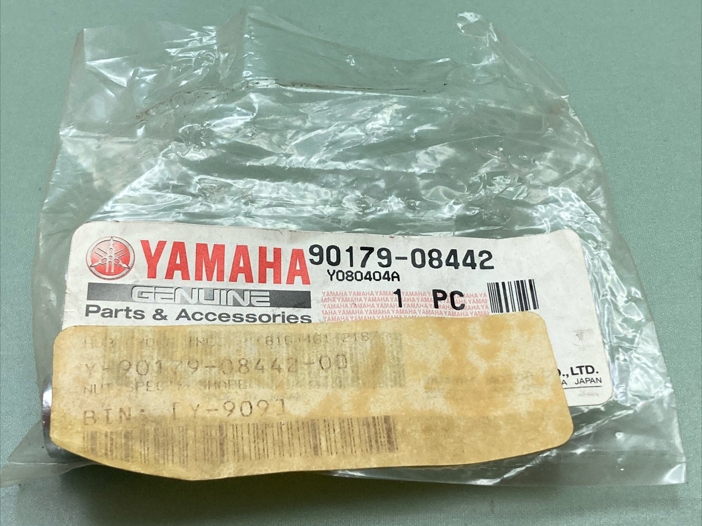 NEW GENUINE YAMAHA 90179-08442 NUT, SPEC'L SHAPE