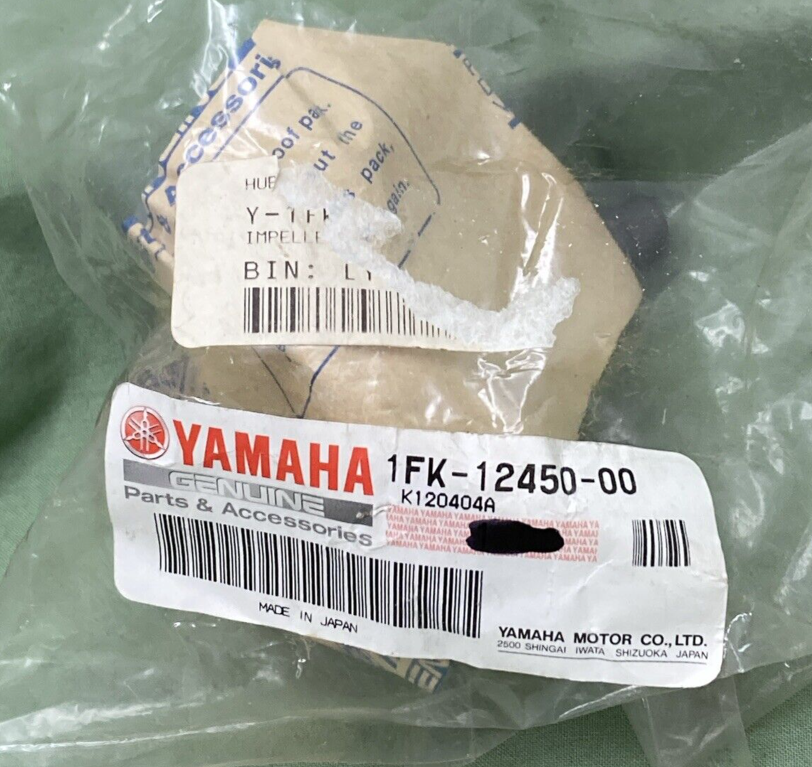 NEW GENUINE YAMAHA 1FK-12450-00 Impeller Shaft Assembly