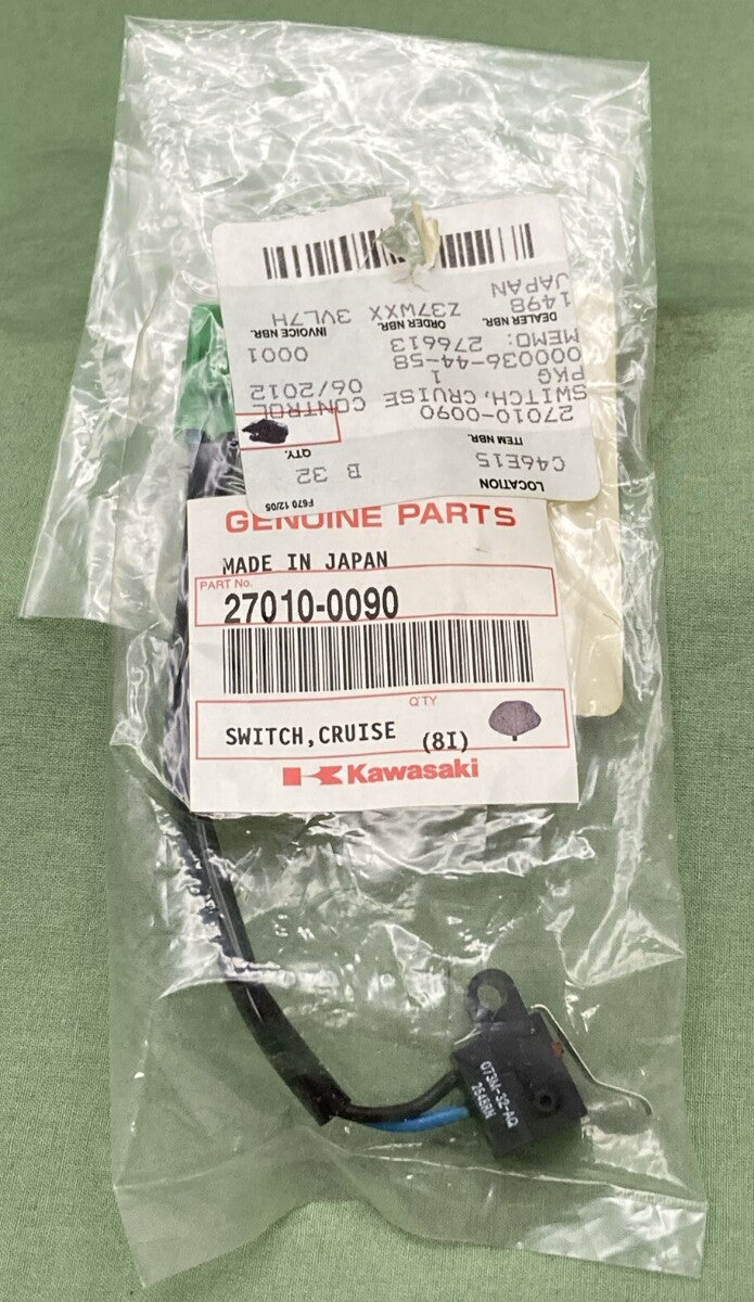 NEW GENUINE KAWASAKI 27010-0090 Switch, Cruise Control