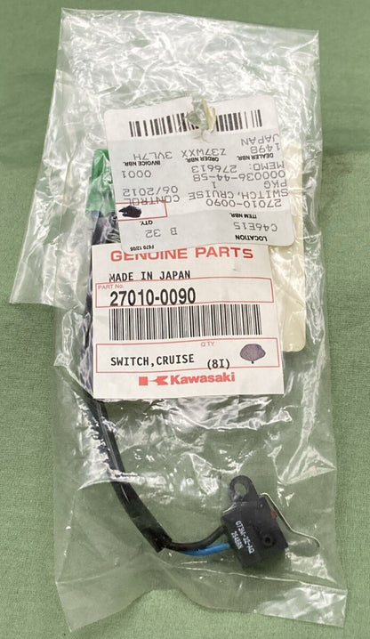 NEW GENUINE KAWASAKI 27010-0090 Switch, Cruise Control