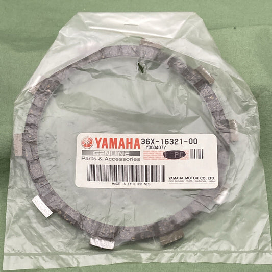 NEW GENUINE YAMAHA 36X-16321-00 CLUTCH Plate, Friction