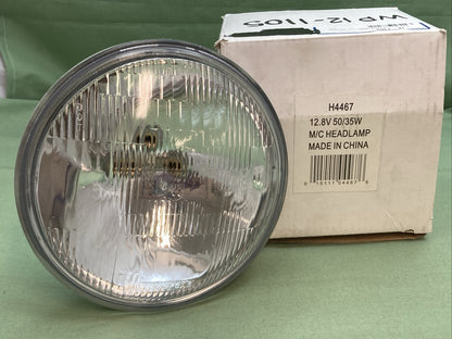 NEW CPI H4467 5 3/4" MOTORCYCLE HEADLAMP HOLOGEN SEALED BEAM 12.8 V 50/35W