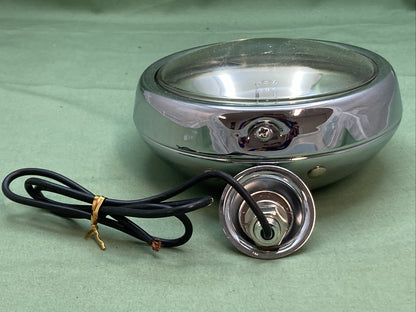 NEW EMGO 66-84170 4 1/2" SPOTLIGHT 115 MM SHALLOW CRUISER STYLE CHROME BODY