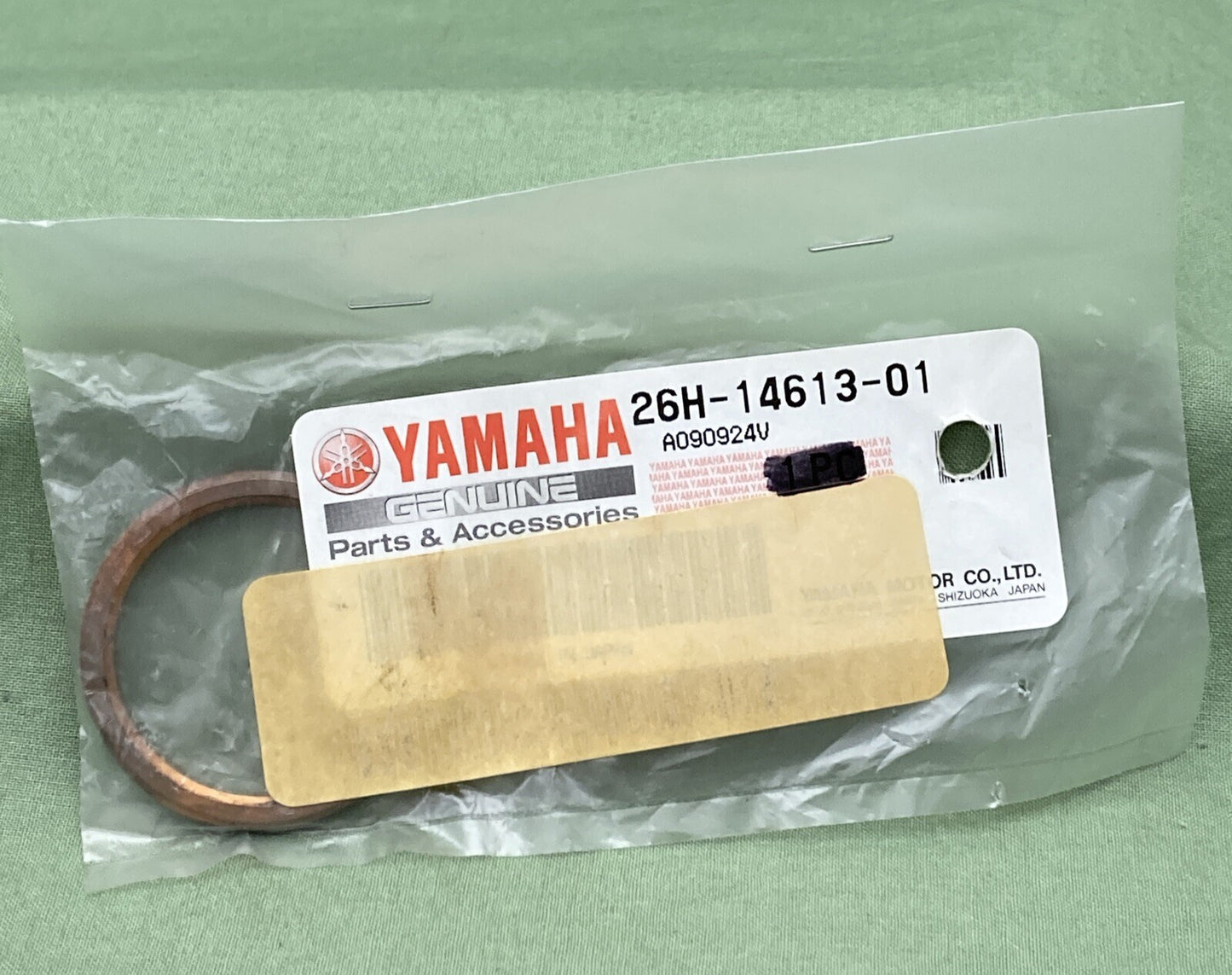 NEW GENUINE YAMAHA 26H-14613-01 Gasket, Exhaust Pipe