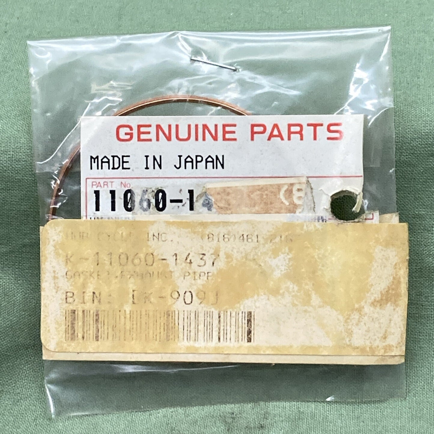 NEW GENUINE KAWASAKI 11060-1437 MUFFLER Gasket, Exhaust Holder