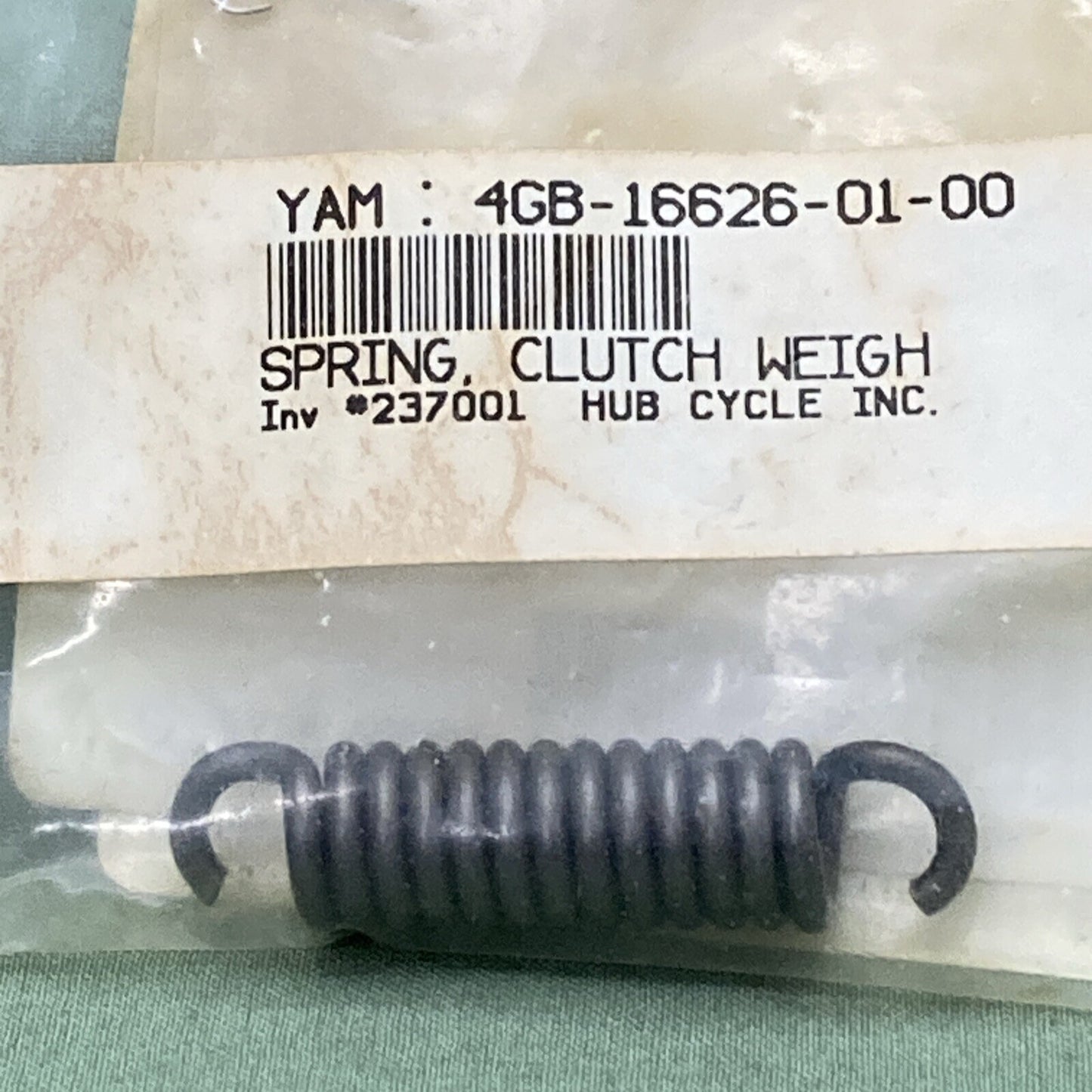 NEW GENUINE YAMAHA 4GB-16626-01 Spring, Clutch Wt 1