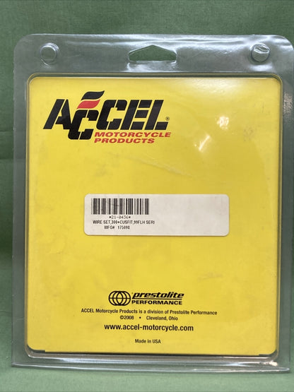NEW ACCEL 175098 8MM SILICONE PLUG WIRE SET HARLEY DAVISON FLH 99-UP