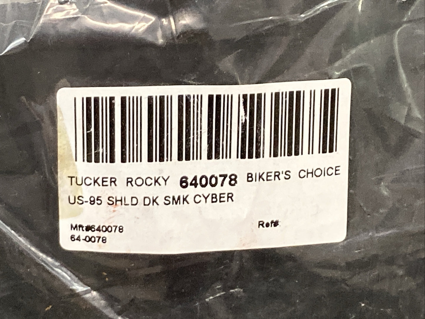 NEW TUCKER ROCKY 640078 VISOR FACE SHIELD SMOKE CYBER HELMET US-95