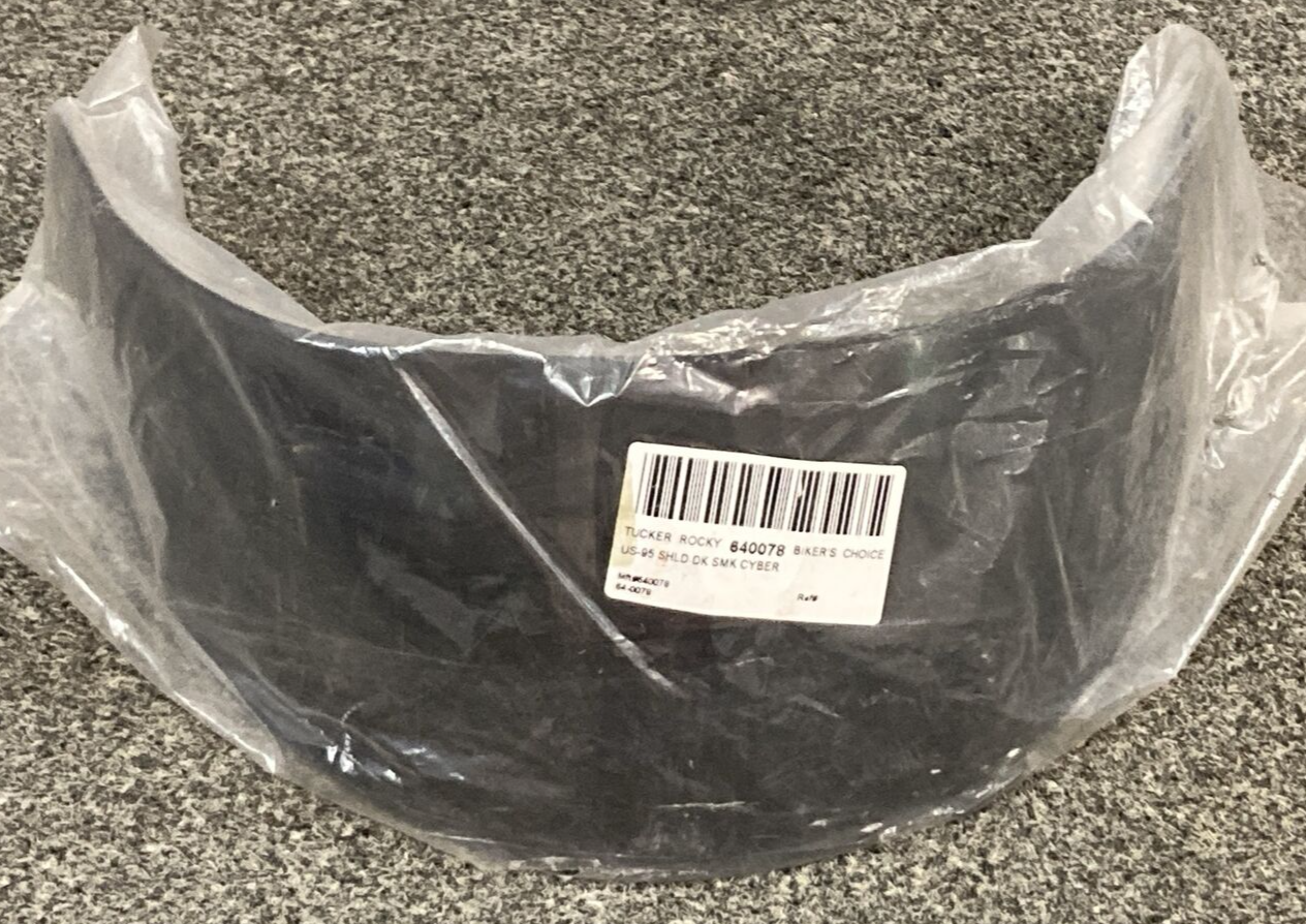 NEW TUCKER ROCKY 640078 VISOR FACE SHIELD SMOKE CYBER HELMET US-95