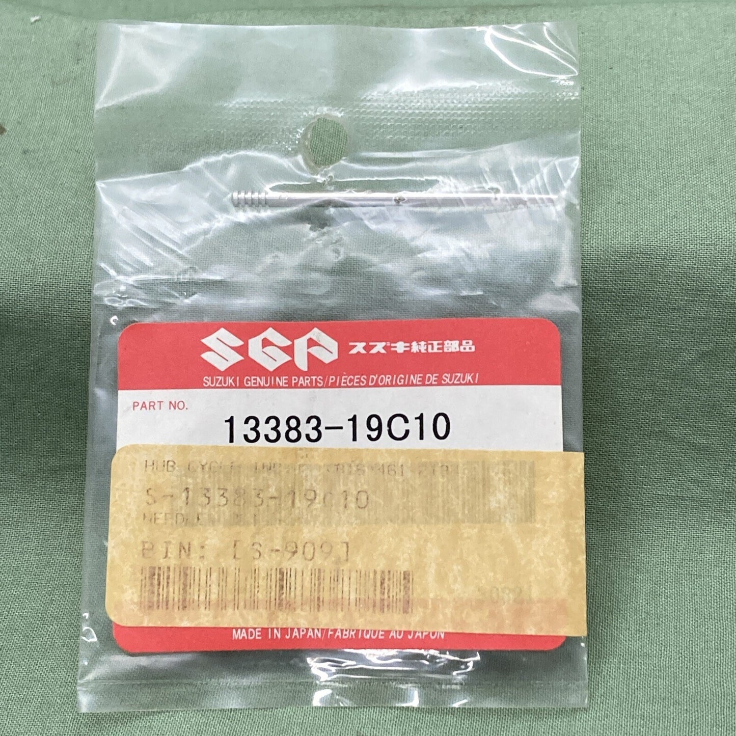 NEW GENUINE SUZUKI 13383-19C10 CARBURETOR Needle, Jet (4CZ3 - 3)