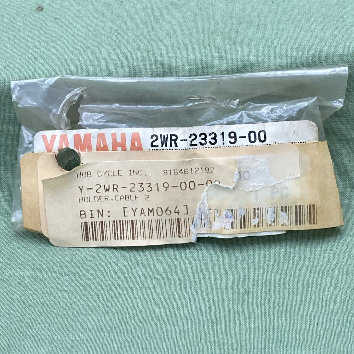 NEW GENUINE YAMAHA 2WR-23319-00 FRONT FORK Holder, Cable 2