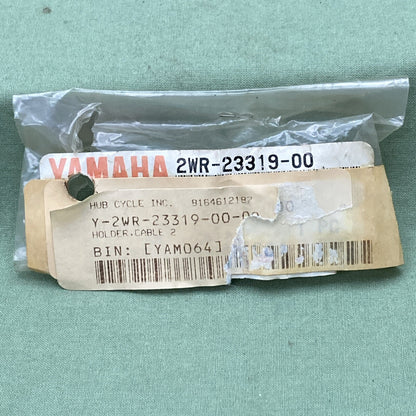 NEW GENUINE YAMAHA 2WR-23319-00 FRONT FORK Holder, Cable 2
