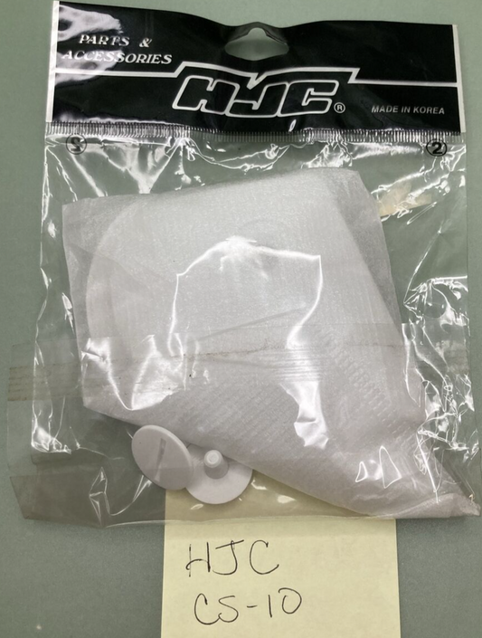 NEW HJC SIDE COVER SET WHITE CS-10