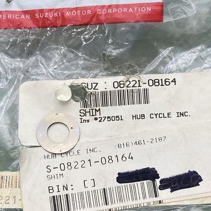 QTY 2 NEW GENUINE SUZUKI 08221-08164 FOOTREST Shim