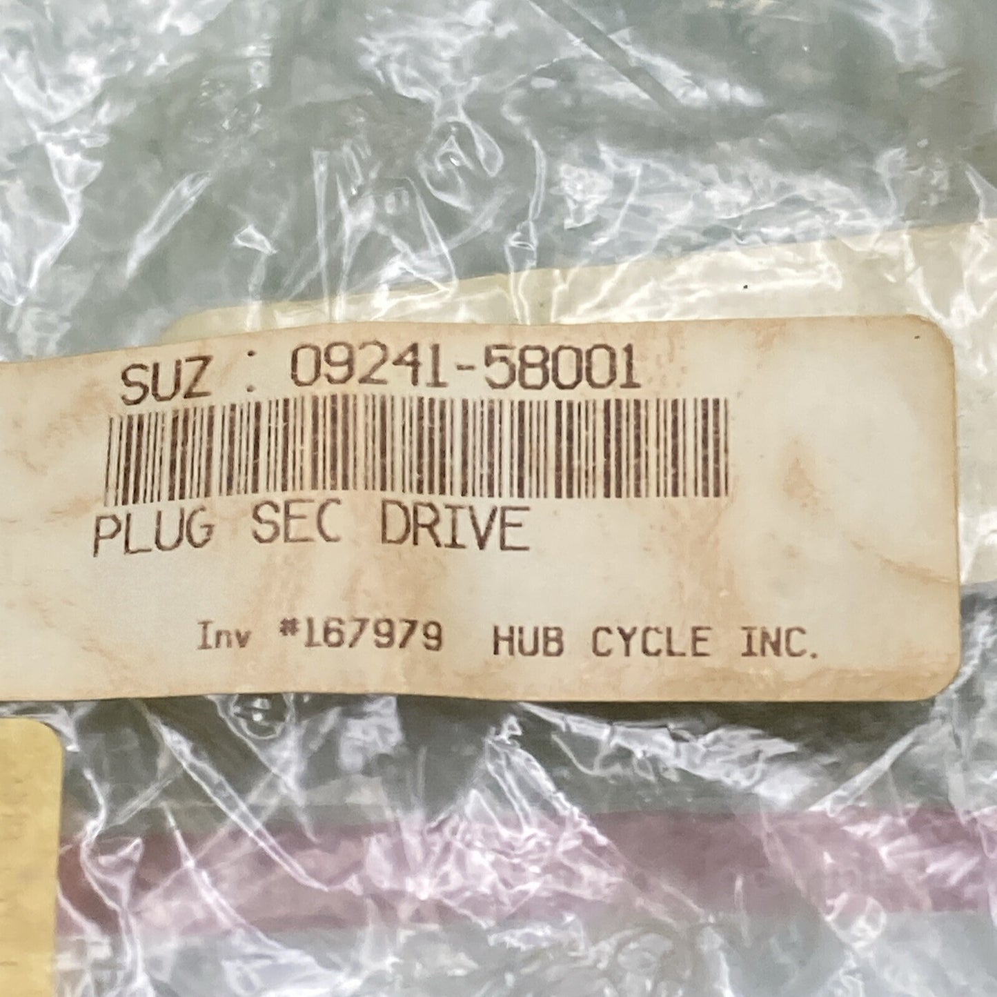 NEW GENUINE SUZUKI 09241-58001 SECONDARY DRIVE GEAR PLUG