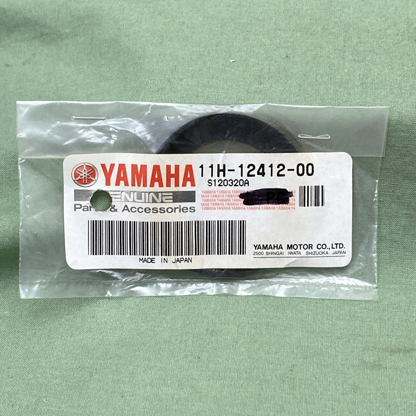 NEW GENUINE YAMAHA 11H-12412-00 WATER PUMP Seal, Thermostat