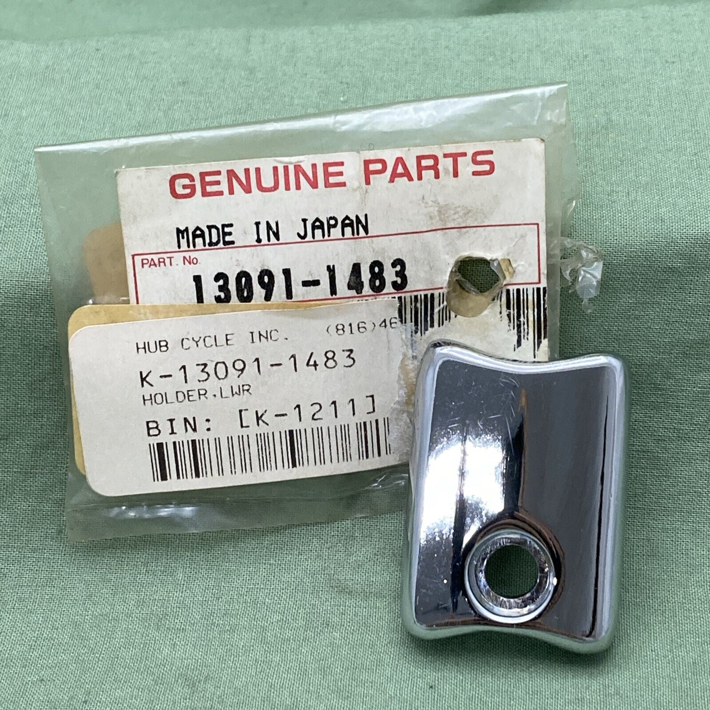 NEW GENUINE KAWASAKI 13091-1483 FRONT FORK Holder, Lwr