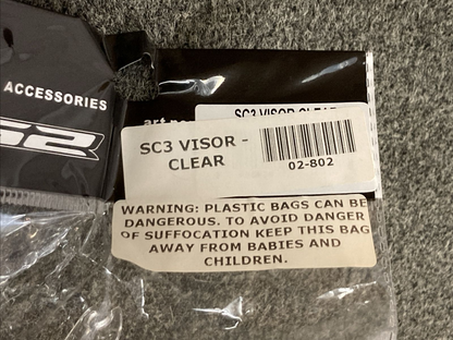 NEW LS2 SC3 02-802 HELMET VISOR INNER SHIELD CLEAR