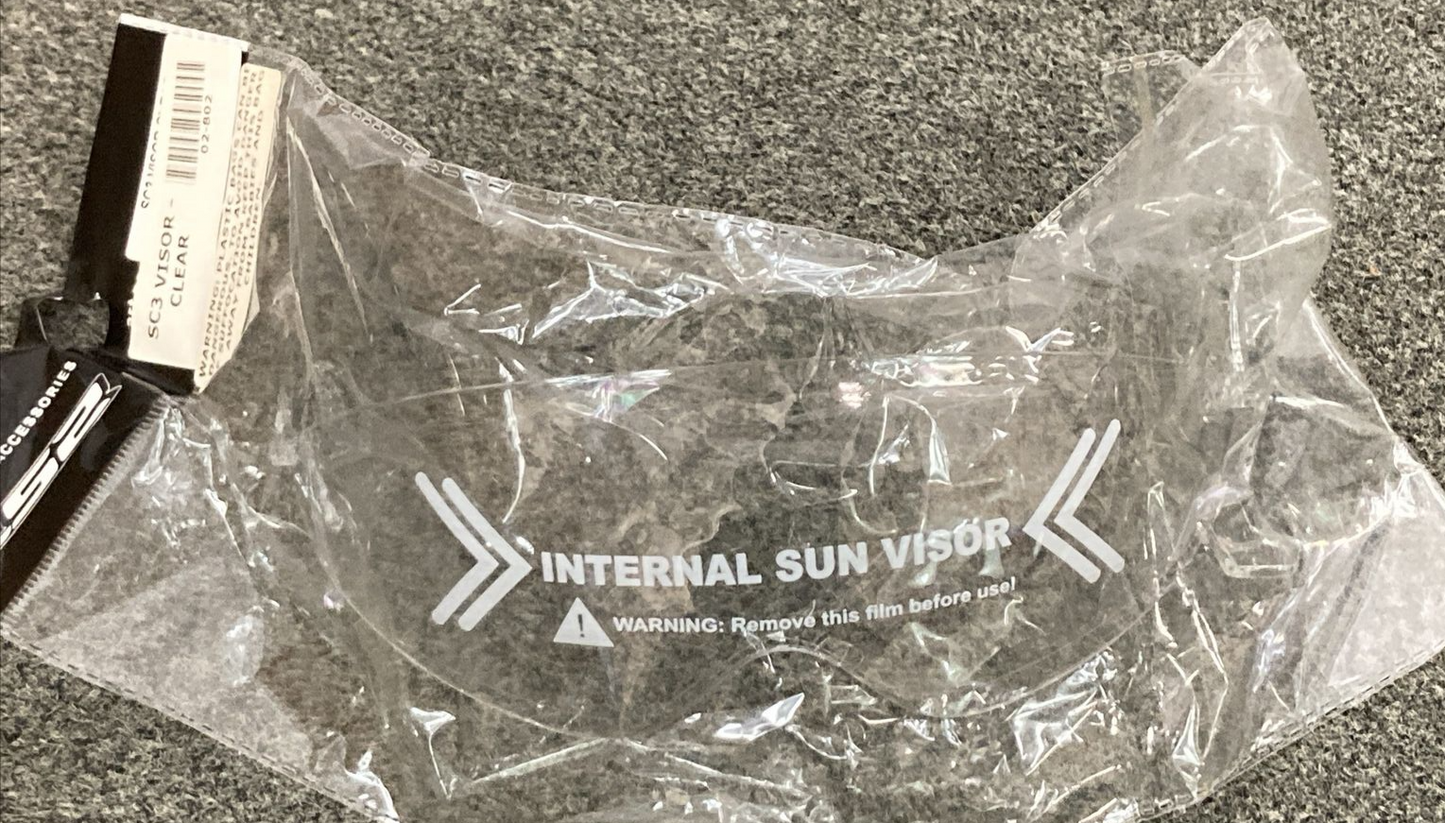 NEW LS2 SC3 02-802 HELMET VISOR INNER SHIELD CLEAR