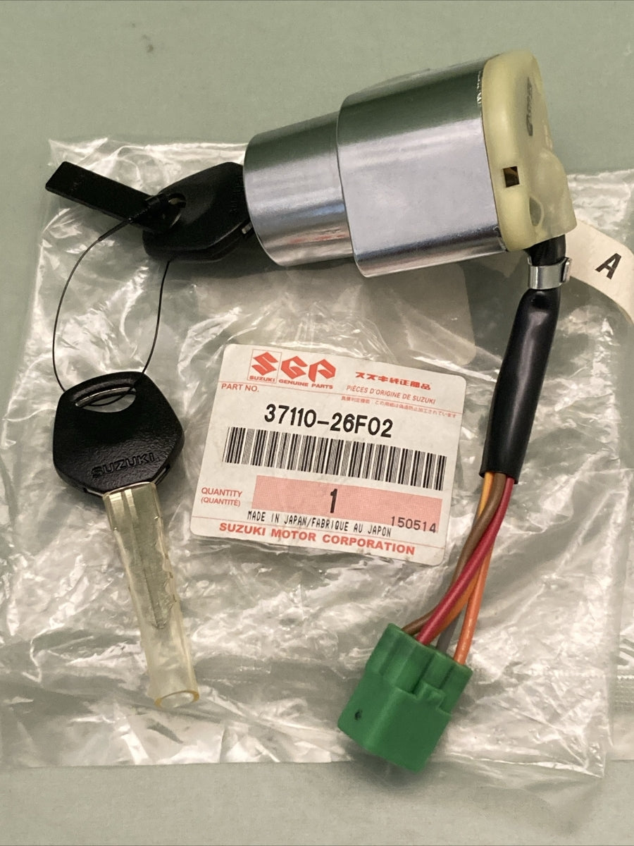NEW GENUINE SUZUKI 37110-26F02 IGNITION SWITCH ASSEMBLY