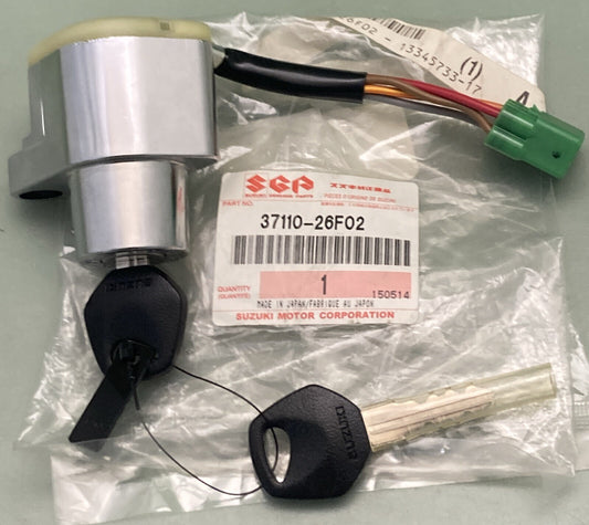NEW GENUINE SUZUKI 37110-26F02 IGNITION SWITCH ASSEMBLY