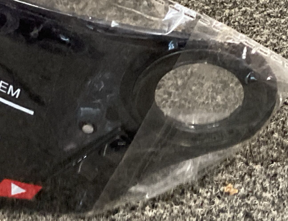 NEW LS2 02-003 HELMET VISOR SHIELD ANTI-FOG DARK SMOKE F385|396|387|392