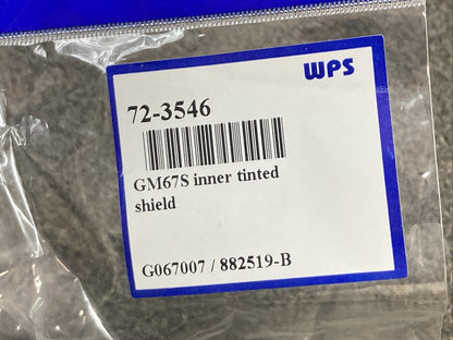 NEW GMAX G067007 HELMET VISOR INNER SHIELD DARK SMOKE GM67S  (WPS 72-3546)