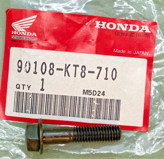 NEW GENUINE HONDA 90108-KT8-710 BOLT, SPECIAL FLANGE (8X35)