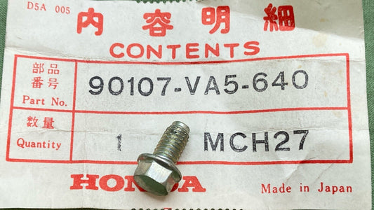 NEW GENUINE HONDA 90107-VA5-640 BOLT, FLANGE (6X10)