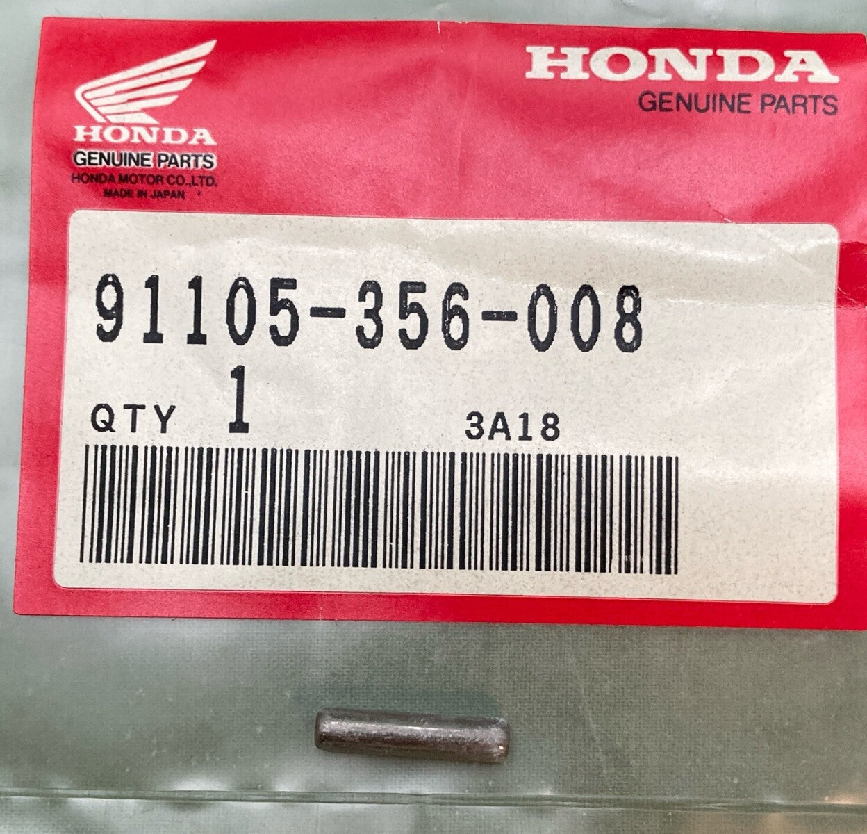 NEW GENUINE HONDA 91105-356-008 ROLLER 1 (3.5X15.8) (TOYO)
