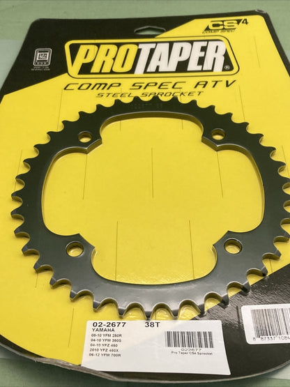 NEW GENUINE PRO TAPER 02-2677 COMP SPEC 38 TOOTH STEEL ATV SPROCKET