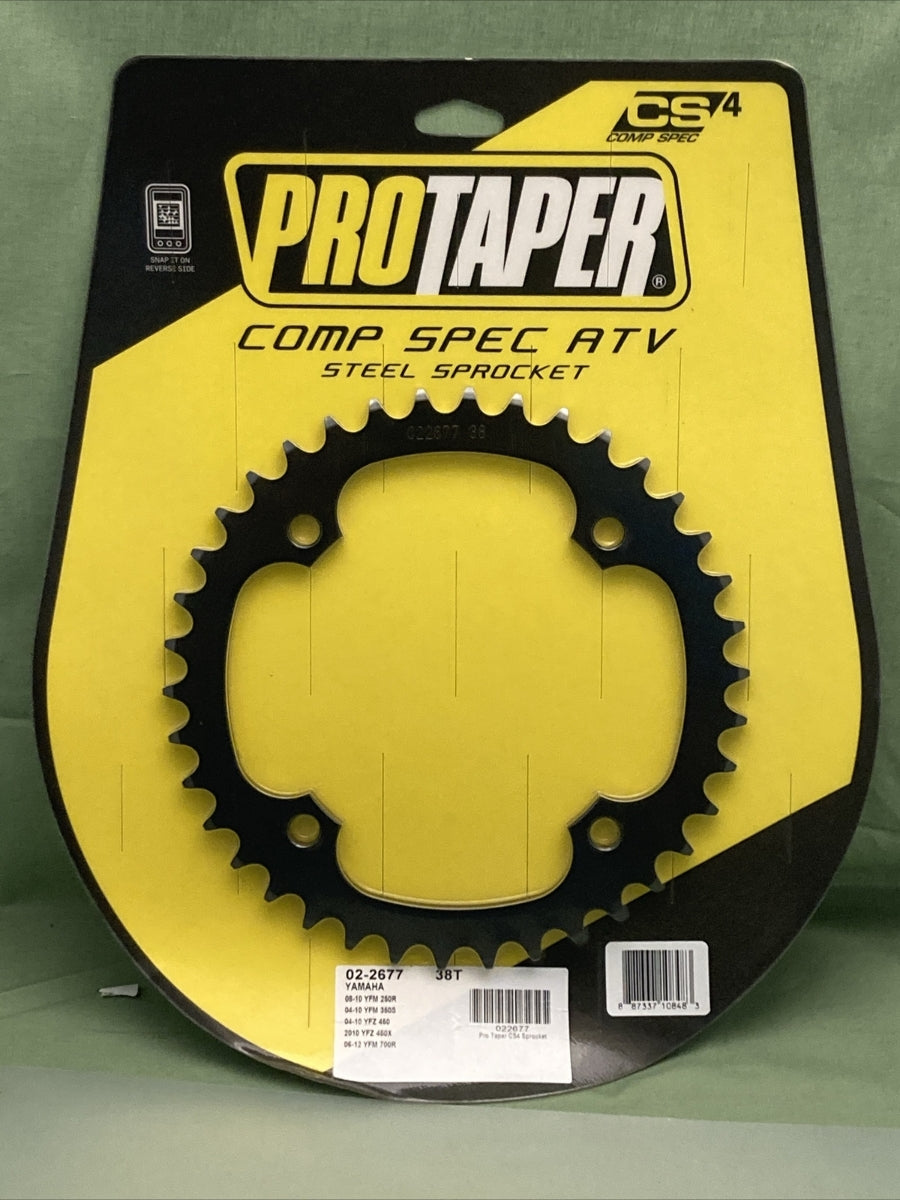 NEW GENUINE PRO TAPER 02-2677 COMP SPEC 38 TOOTH STEEL ATV SPROCKET