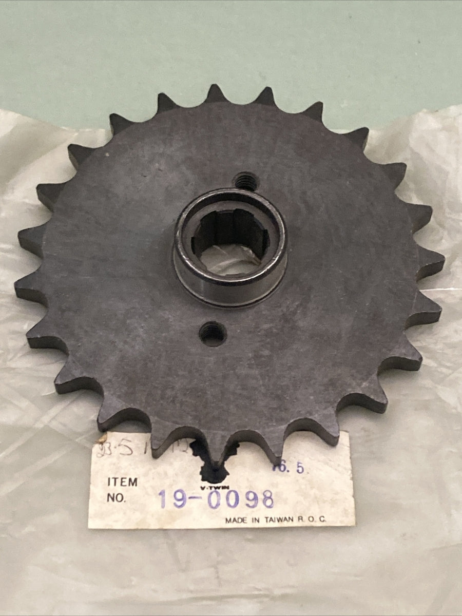 NEW GENUINE V TWIN 19-0098 23 TOOTH TRANSMISSION SPROCKET FOR HARLEY DAVIDSON