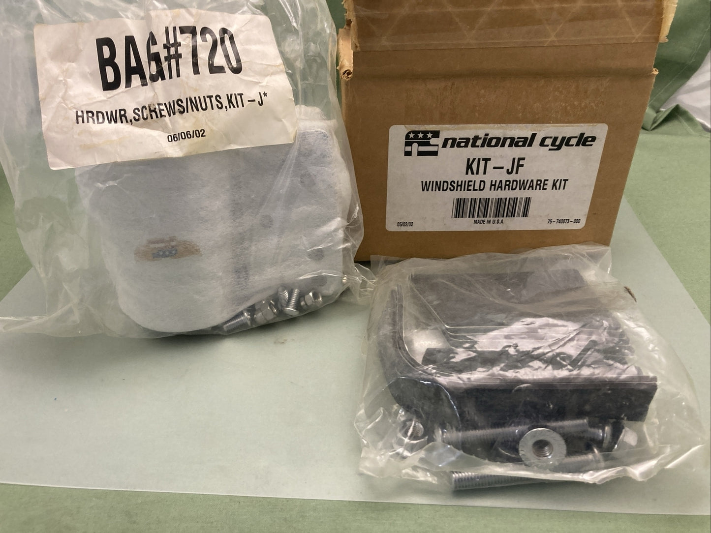 NEW GENUINE NATIONAL CYCLE KIT-JF WINDSHIELD HARDWARE KIT