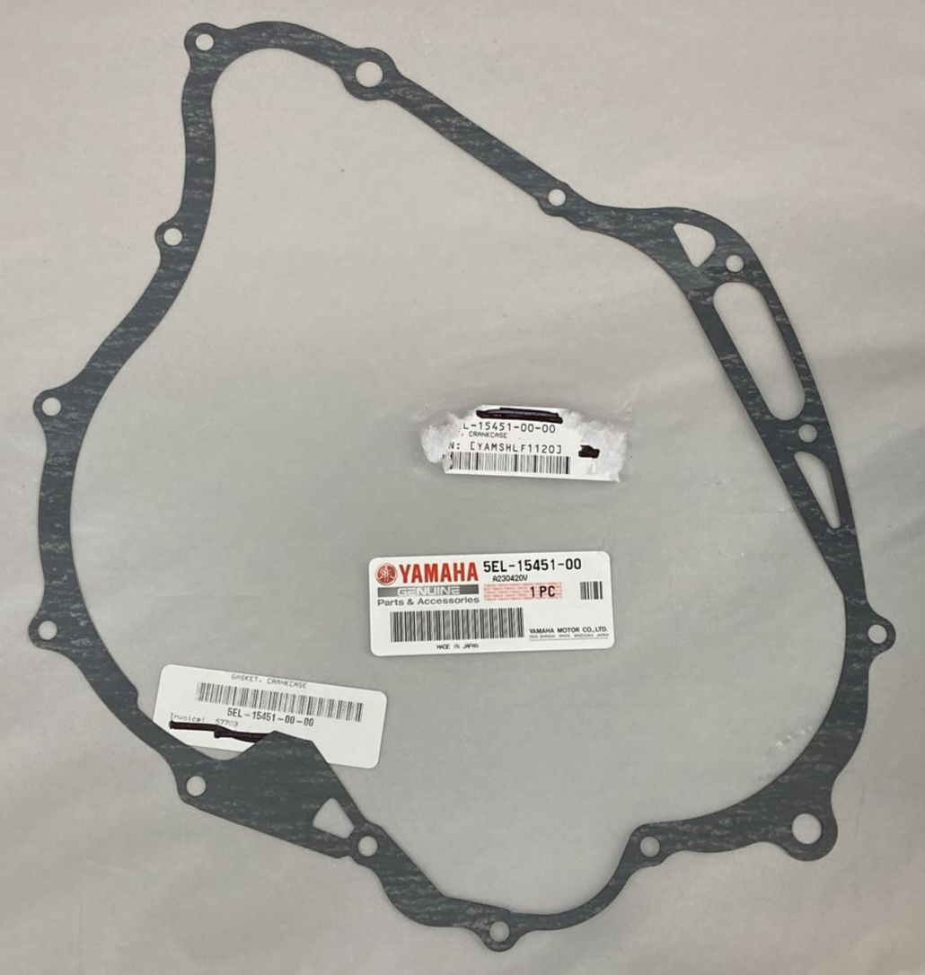 NEW GENUINE SUZUKI 5EL-15451-00 CRANKCASE COVER GASKET  V-STAR 1100
