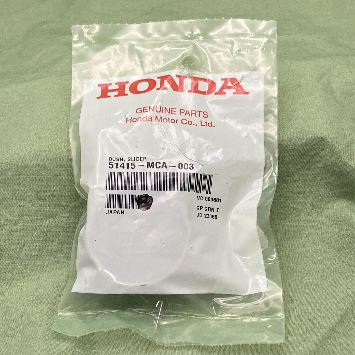 NEW GENUINE HONDA 51415-MCA-003 FRONT FORK Bush, Slider