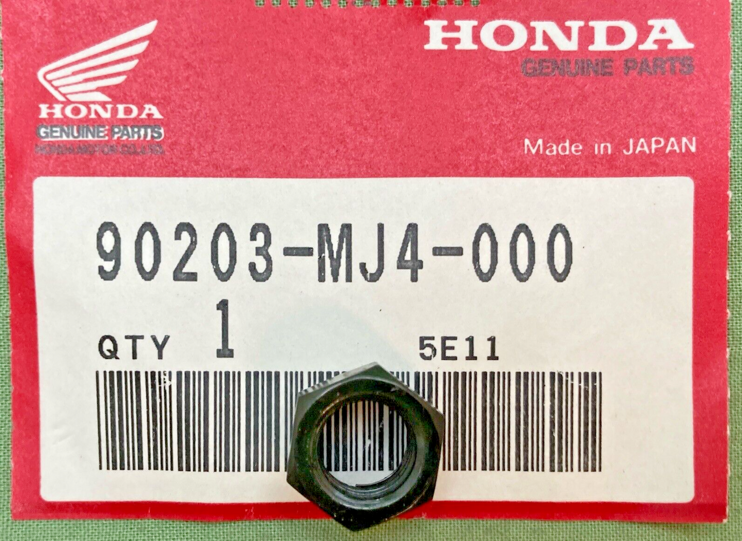 NEW GENUINE HONDA 90203-MJ4-000 NUT, SIDE STAND