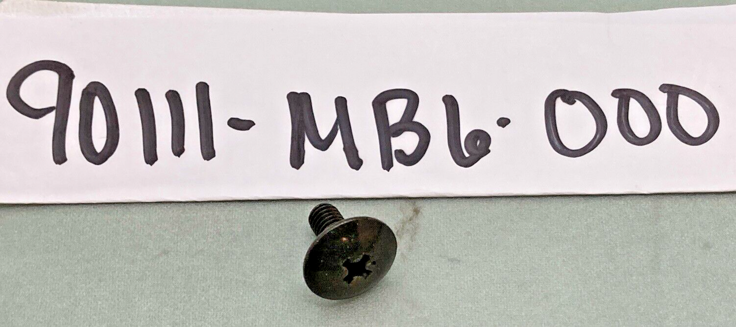 QTY 4 NEW REPLACES HONDA 90111-MB6-000 SCREW COWL