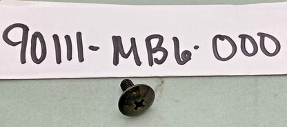 QTY 4 NEW REPLACES HONDA 90111-MB6-000 SCREW COWL