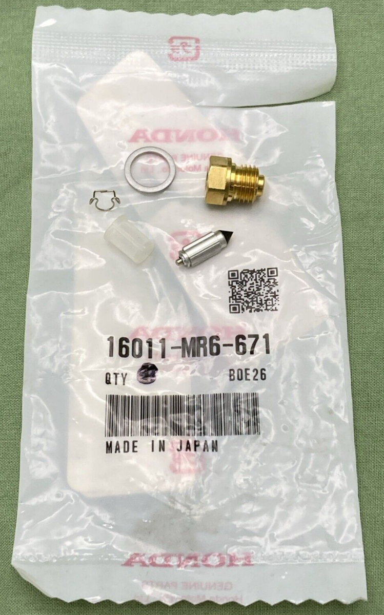 NEW GENUINE HONDA 16011-MR6-671 CARBURETOR Valve Set, Float
