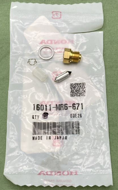 NEW GENUINE HONDA 16011-MR6-671 CARBURETOR Valve Set, Float